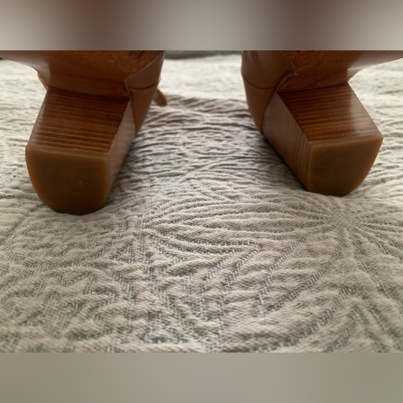 Rag & Bone Classic Newbury Tan Leather ankle Bootie boots EU 38.5 womens sz 7.5 - Picture 7 of 8